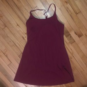 Maroon Halara Dress